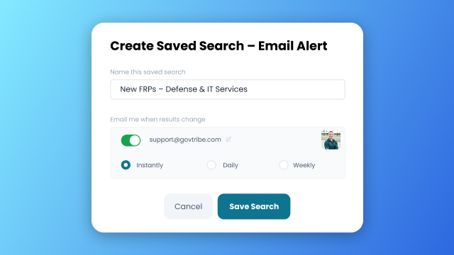 Saved search graphic